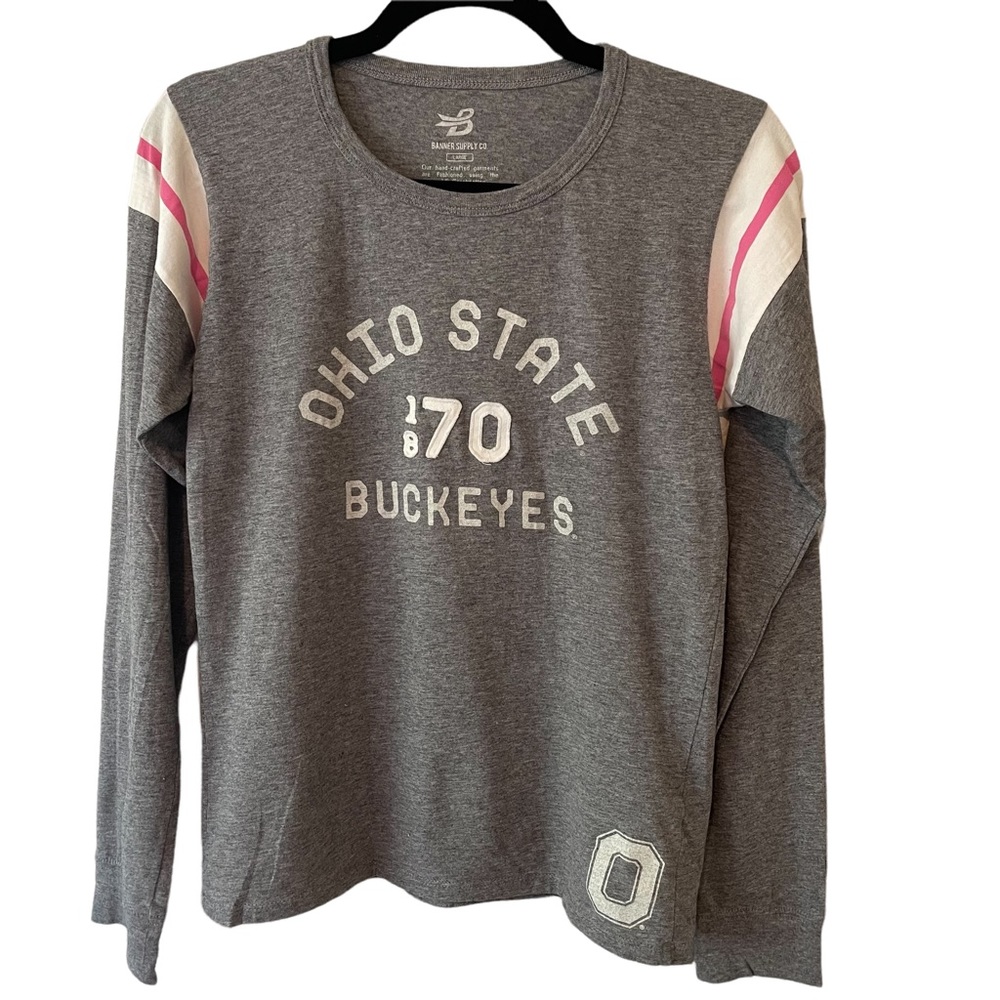 Ohio State Buckeyes Long Sleeve Junior Size Large